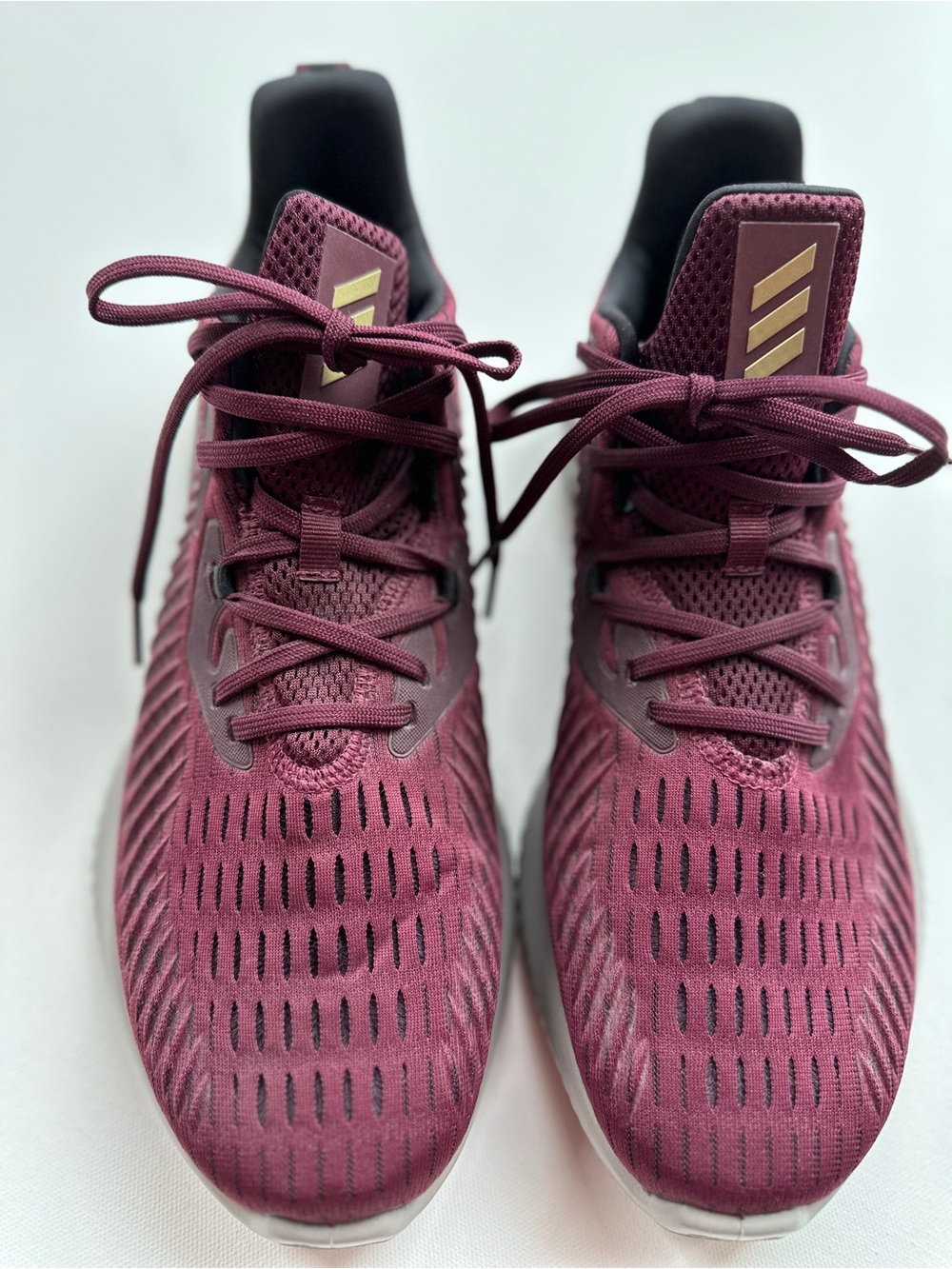 Adidas Alphabounce+ EF1223 Maroon Red Athletic Running Sneakers Shoes 11.5